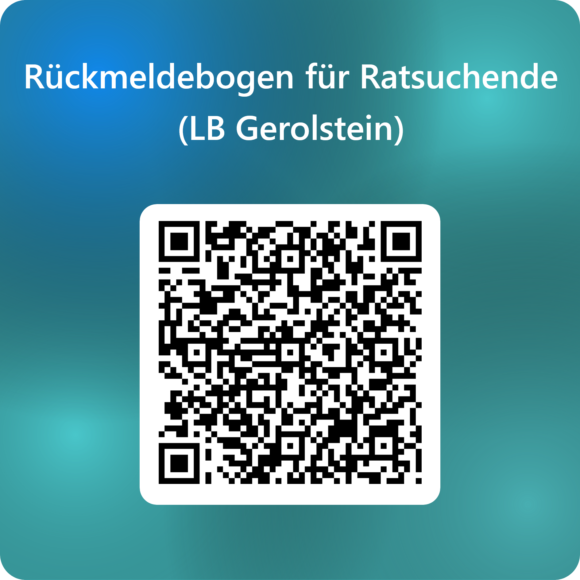 QRCode für Rückmeldebogen für Ratsuchende (LB Gerolstein)
